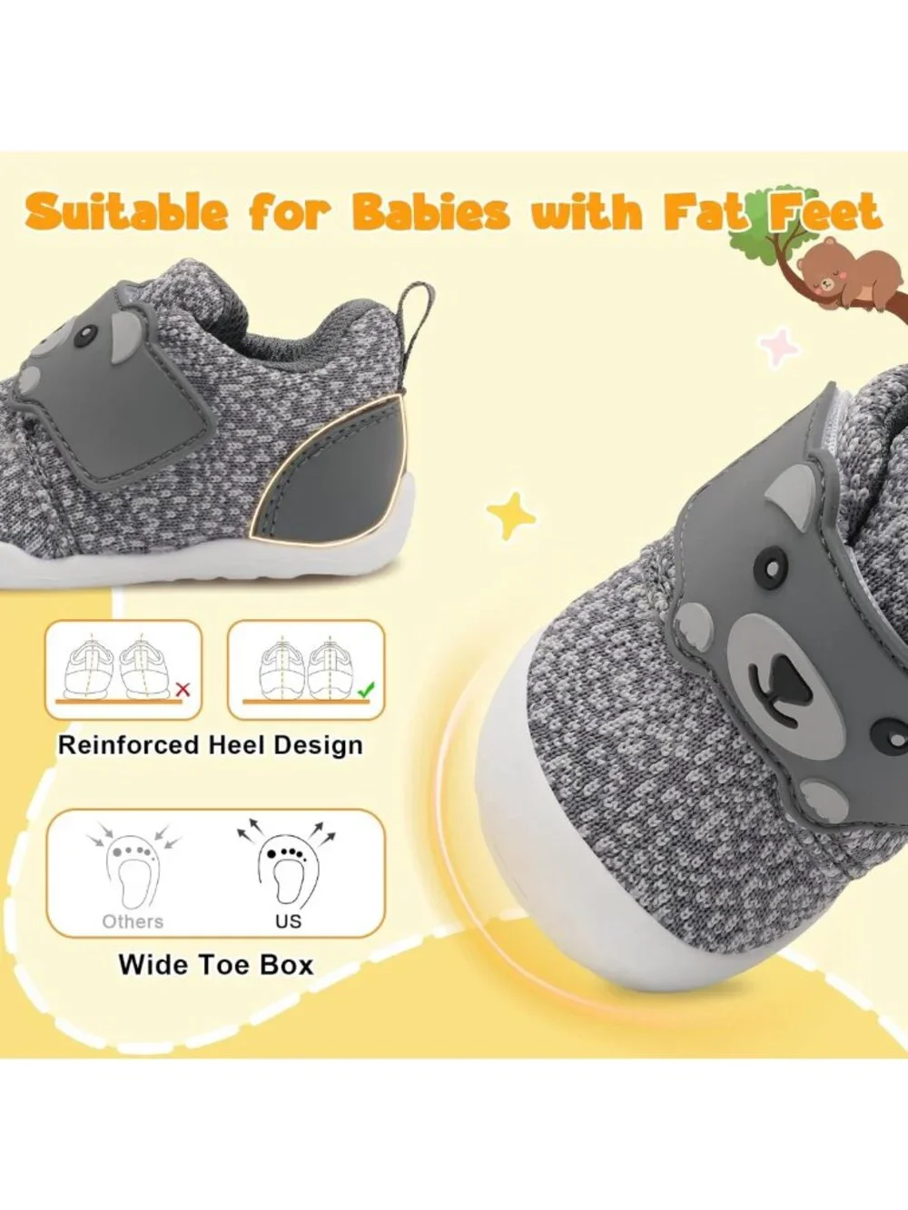 Breathable Infant Sneakers for Boys & Girls | Slip-On Toddler Walking Shoes